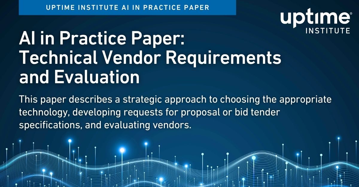AI in Practice Paper: Technical Vendor Requirements & Evaluation AI in Practice Paper: Technical Vendor Requirements & Evaluation