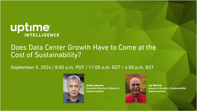 Webinar: Does Data Center Growth Have to Come at the Cost of Sustainability?