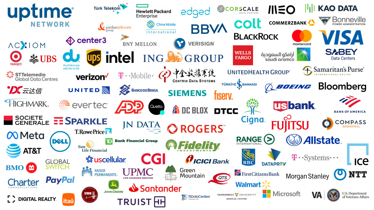 Community of Uptime Network members (logos)