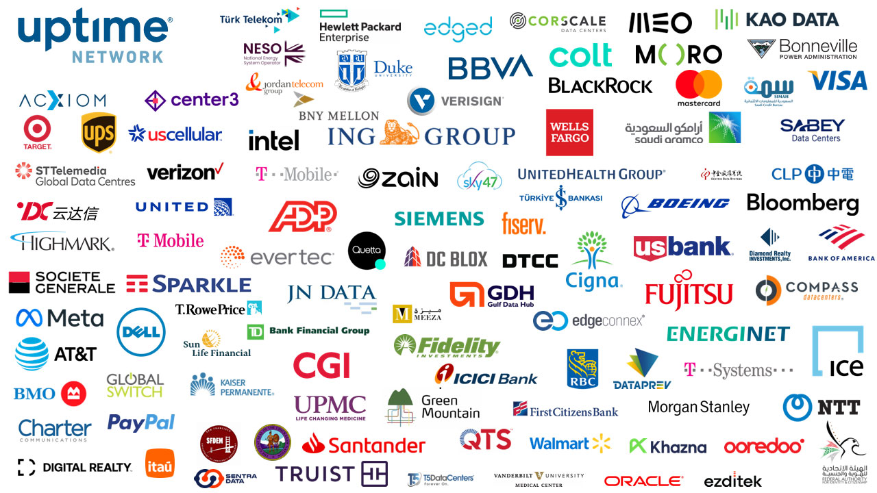 Community of Uptime Network members (logos)