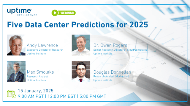 Webinar: Five Data Center Predictions for 2025