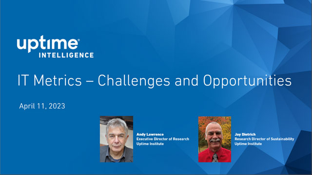 Webinar: IT Metrics – Challenges and Opportunities