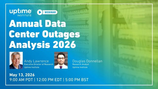 Webinar: Annual Data Center Outages Analysis 2026
